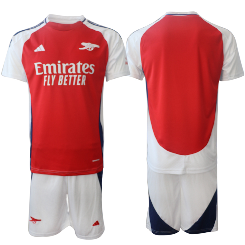 Men 2024-2025 Club Arsenal home Red blank Soccer Jersey